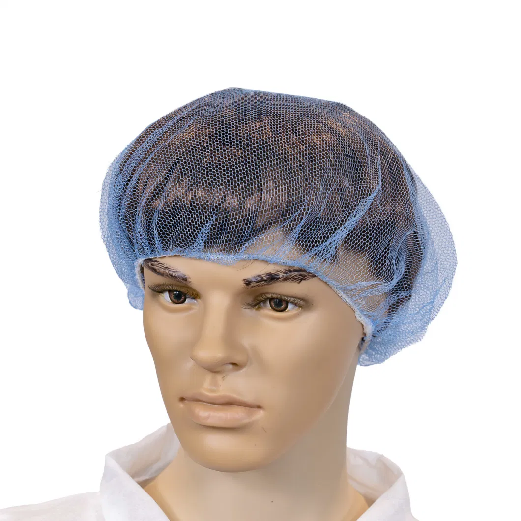 Disposable Nylon Cap Black Nylon Hair Nets 18"