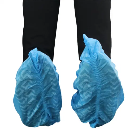 Support en plastique imperméable jetable non tissé de couverture de chaussure de PE L/CT/TD/P